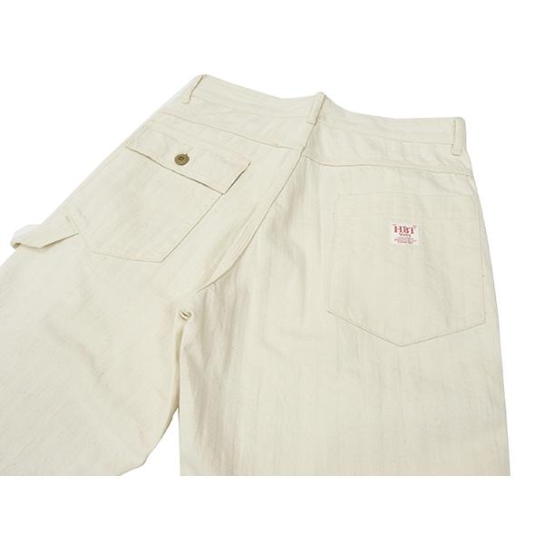FOB FACTORY ファクトリー ペインターパンツ F0485 HBT PAINTER PANTS ヘリンボーンツイル ボトム ストレート ワイド ワークパンツ アメカジ メンズ | FOB FACTORY | 08
