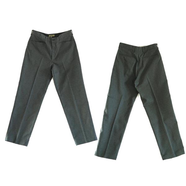 FOB FACTORY エフオービーファクトリー ワイドトラウザーズ F0529 スラックス ボトム テーパード ストレッチ ポリエステル コットン アメカジ メンズ 新作 | FOB FACTORY | 07