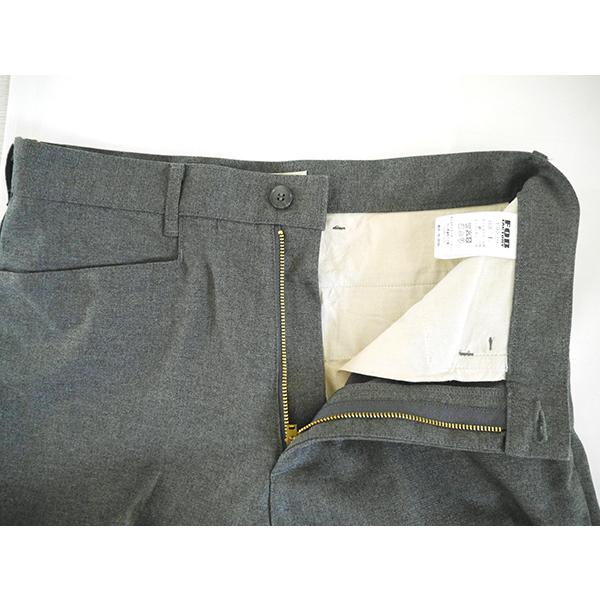 FOB FACTORY エフオービーファクトリー ワイドトラウザーズ F0529 スラックス ボトム テーパード ストレッチ ポリエステル コットン アメカジ メンズ 新作 | FOB FACTORY | 10