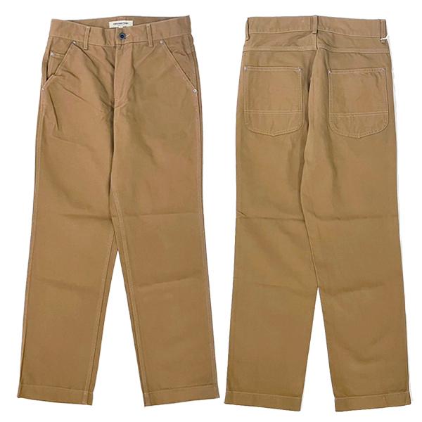 FOB FACTORY エフオービーファクトリー ワークパンツ F0530 COTTON DUCK WORK PANTS ボトムス ペインターパンツ ブラウン カーキ アメカジ カジュアル メンズ | FOB FACTORY | 09