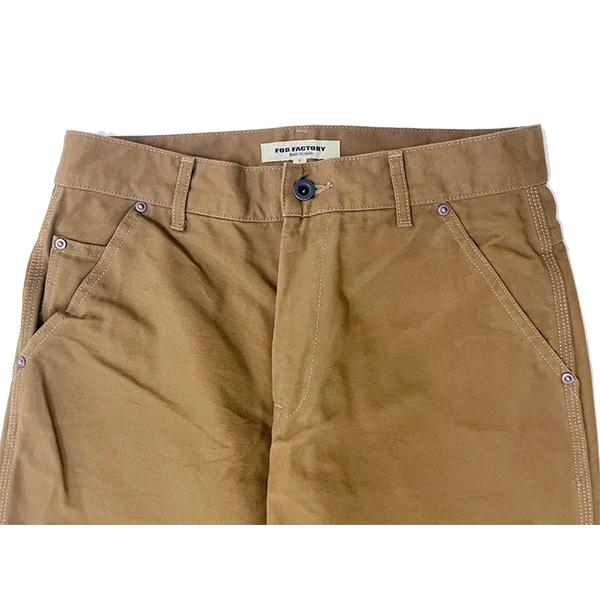 美品！FOB FACTORY F0530 ダック ワークパンツ　アメカジ FOB FACTORY（エフオービーファクトリー） ワークパンツ F0530 COTTON