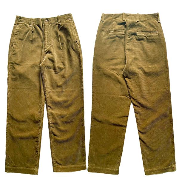 FOB FACTORY エフオービーファクトリー コーデュロイパンツ F0533 ボトムス ワイドシルエット 中畝 コットン 定番 秋冬 アメカジ カジュアル シンプル メンズ | FOB FACTORY | 06