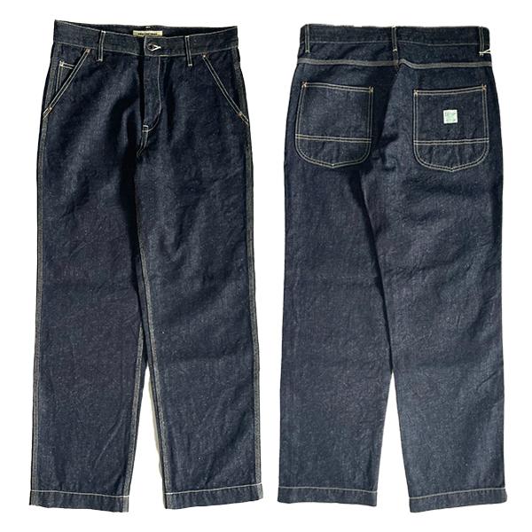 FOB FACTORY エフオービーファクトリー ワークパンツ F0544 DENIM WORK PANTS ボトム ヘンプ 春夏 デニム ペインターパンツ アメカジ シンプル メンズ | FOB FACTORY | 04