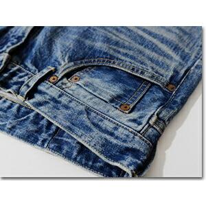 FOB ファクトリー FACTORY ジーンズ F160 セルヴィッチデニム 加工 ユーズド 66 テーパード パンツ ボトム インディゴ 国産 アメカジ メンズ 2023年 春夏 新作 | FOB FACTORY | 11