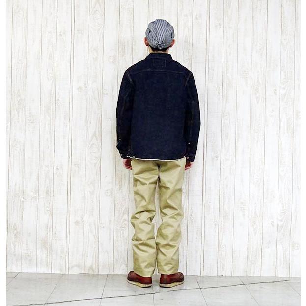 FOB FACTORY FOBファクトリー F2384 デニム プルオーバー ジャケット ジージャン ヘビーオンス 14oz インディゴ ヴィンテージ アメカジ メンズ | FOB FACTORY | 03