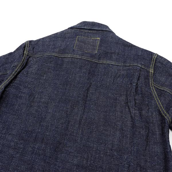 FOB FACTORY FOBファクトリー F2384 デニム プルオーバー ジャケット ジージャン ヘビーオンス 14oz インディゴ ヴィンテージ アメカジ メンズ | FOB FACTORY | 08