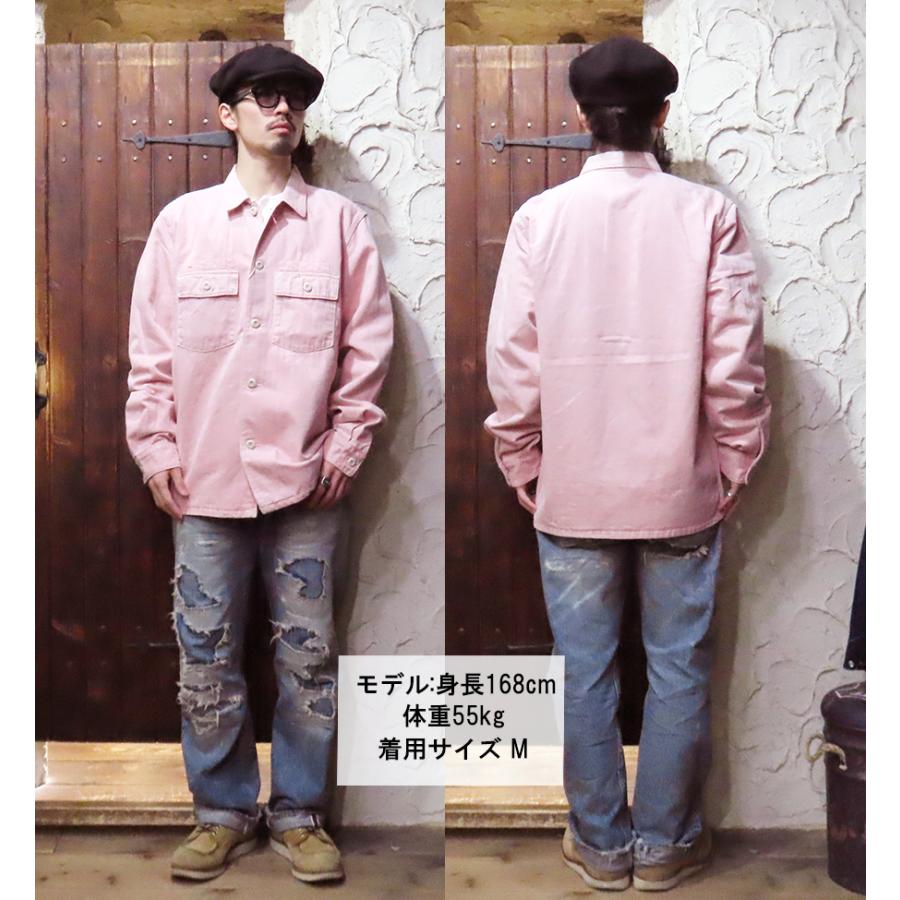 FOB FACTORY HBT FATIGUE JKT F2461 ファティーグジャケット ヘリンボーン ピンク コットン リネン ミリタリー ヴィンテージ アメカジ 日本製 2026年 春夏 | FOB FACTORY | 02