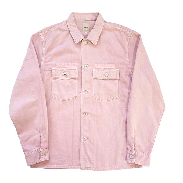 FOB FACTORY HBT FATIGUE JKT F2461 ファティーグジャケット ヘリンボーン ピンク コットン リネン ミリタリー ヴィンテージ アメカジ 日本製 2026年 春夏 | FOB FACTORY | 04