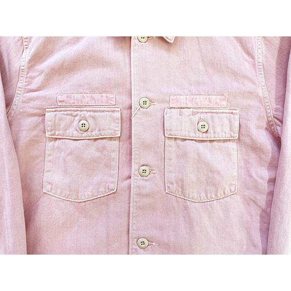 FOB FACTORY HBT FATIGUE JKT F2461 ファティーグジャケット ヘリンボーン ピンク コットン リネン ミリタリー ヴィンテージ アメカジ 日本製 2026年 春夏 | FOB FACTORY | 08
