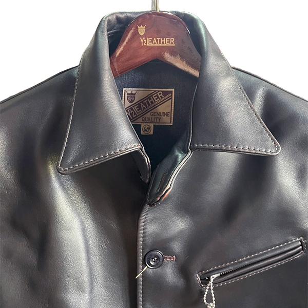 Y'2 LEATHER ワイツーレザー カーコート FC-77 FEDED HORSE CAR COAT フェイディッドホース ジャケット 馬革 アウター アメカジ メンズ 正規品 |  | 03