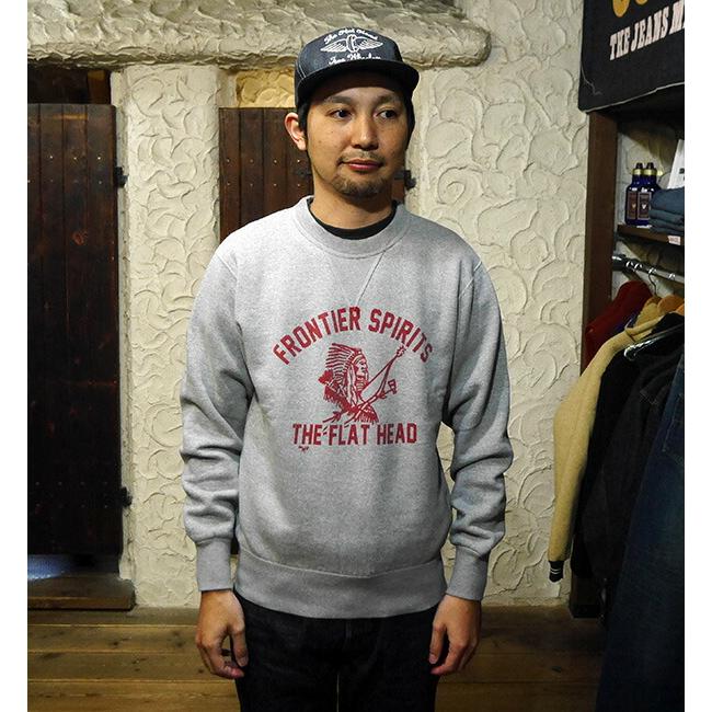 SALE20%OFF)フラットヘッド FLAT HEAD スウェット FN-SWC-213 FRONTIER