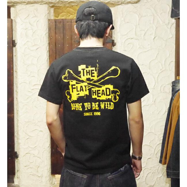 フラットヘッド THE FLAT HEAD Tシャツ FN-THC-036 「BONE TO BE WILD 