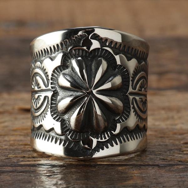 【値下げ交渉可】 インディアンジュエリー　ナバホ　フラットヘッド　指輪 The Flat Head フラットヘッド THE FLAT HEAD リング FN-JR-034 指輪