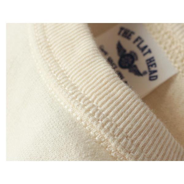 フラットヘッド THE FLAT HEAD  Tシャツ FN-TML-103 ロンT 3本針の1本外し 長袖 プリント アメカジ バイカー メンズ モーターサイクル 綿 2025年 新作 | The Flat Head | 09