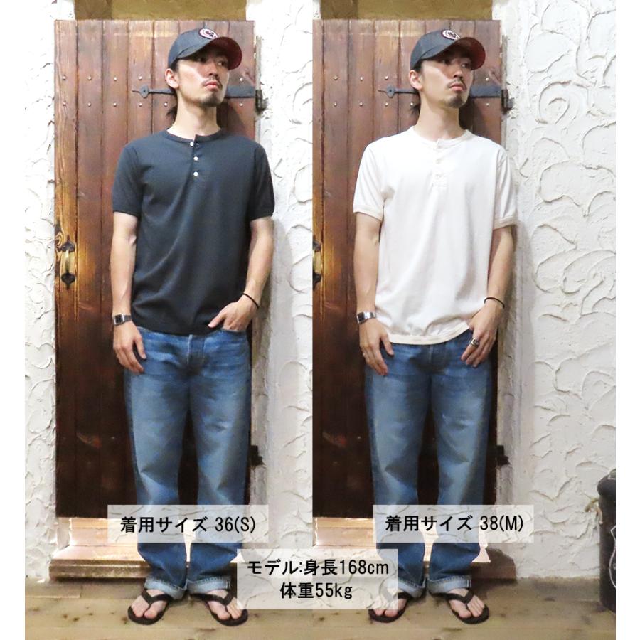 FULLCOUNT（フルカウント） ヘンリーネック Tシャツ 5222H フラット