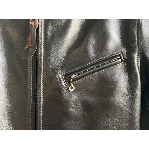 Y'2 LEATHER ワイツーレザー レザージャケット シングルライダース HR-41 VINTAGE HORSE SINGEL RIDERS 革ジャン 馬革 茶芯 アメカジ バイカー メンズ 日本製 |  | 07