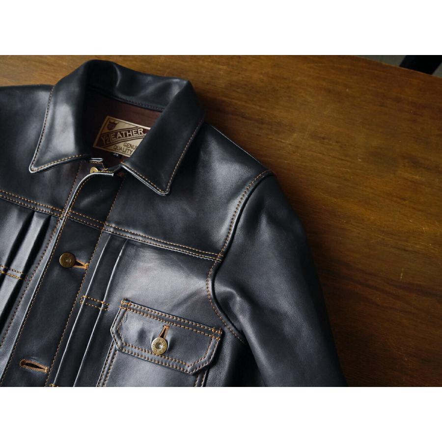 Y'2 LEATHER ワイツーレザー Gジャン INDIGO HORSE 1st Type IB Y'2 LEATHER ワイツーレザー Gジャン INDIGO HORSE 1st Type IB