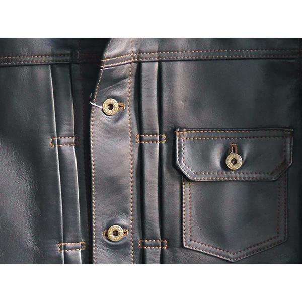 Y'2 LEATHER ワイツーレザー Gジャン INDIGO HORSE 1st Type IB Y'2 LEATHER ワイツーレザー Gジャン INDIGO HORSE 1st Type IB