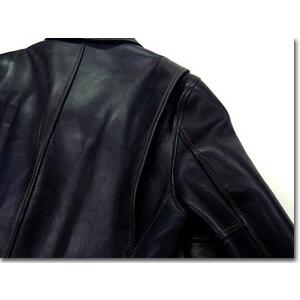 Y'2 LEATHER ワイツーレザー シングル ライダース IR-42 インディゴ