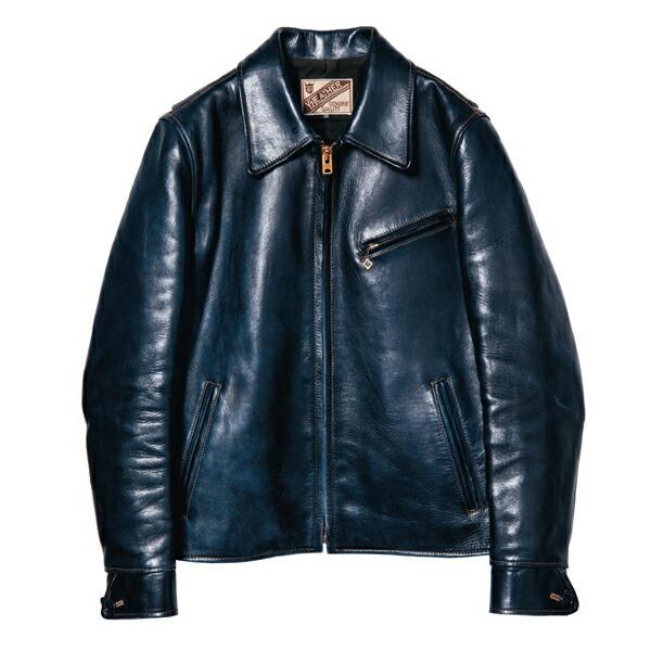 Y'2 LEATHER ワイツーレザー シングル ライダース IR-42 インディゴ