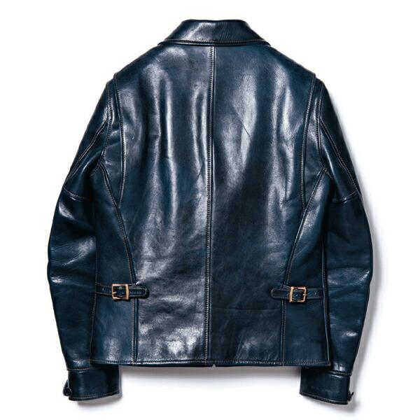 Y'2 LEATHER ワイツーレザー シングル ライダース IR-42 インディゴ