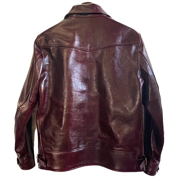 Y'2 LEATHER ワイツーレザー コサックジャケット LB-143 チェリー