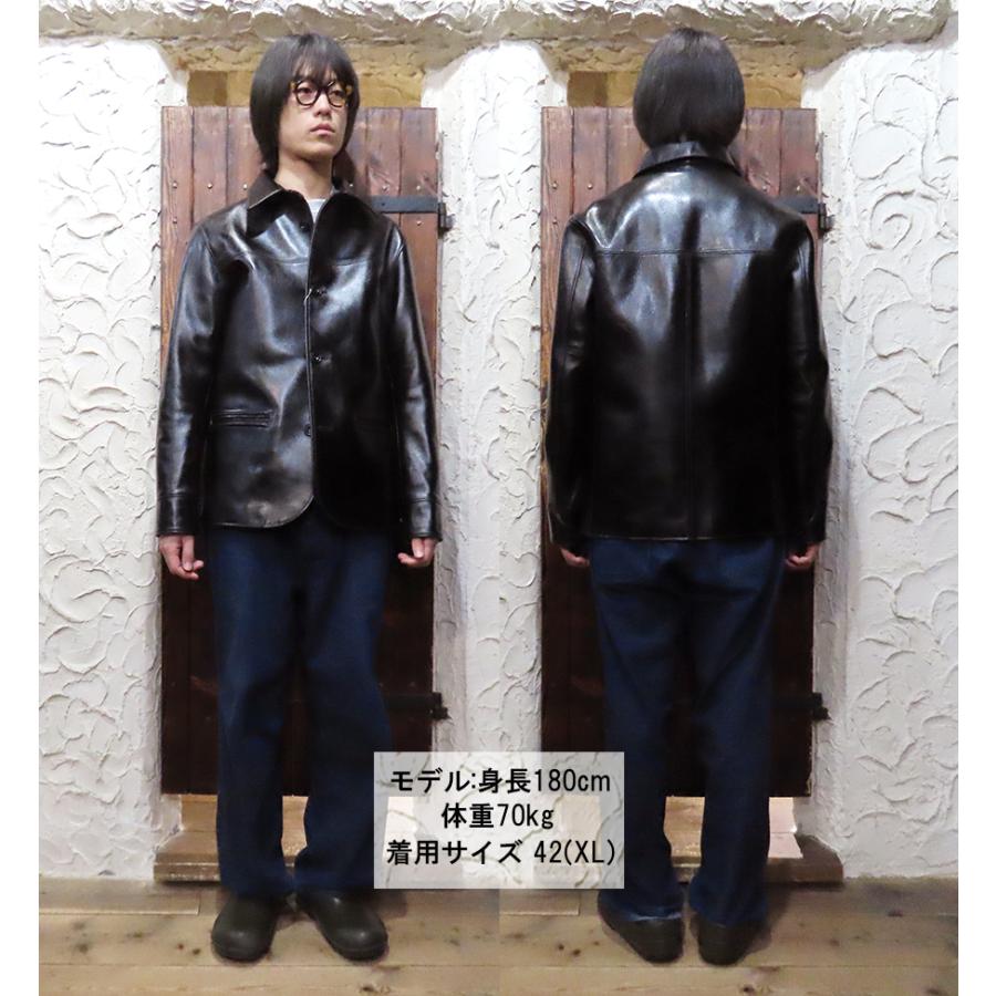 Y'2 LEATHER ワイツーレザー カーコート LSC-76-C ANILINE STEER