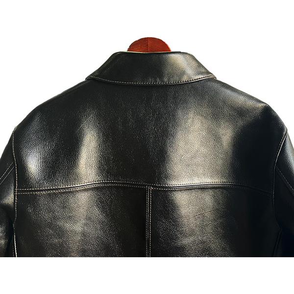 sulvam mukta 別注　レザーカーコート Sulvam Ex Leather Coat Mukta別注レザーコート