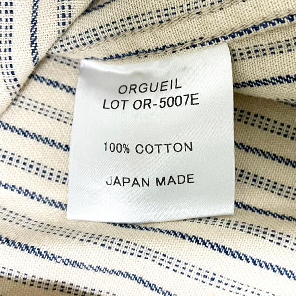 ORGUEIL（オルゲイユ） ワークシャツ OR-5007E ショールカラー シャツ