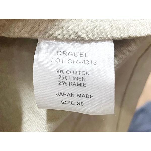ORGUEIL オルゲイユ サックジャケット OR-4313 Cotton Linen