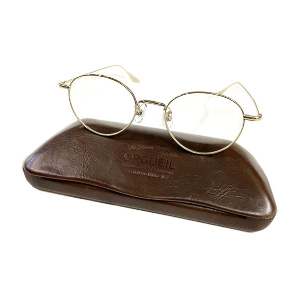 ORGUEIL オルゲイユ サングラス OR-7362 Sunglasses βチタン シンプル 細め ゴールド シルバー メガネ 眼鏡 ボストン型 アメカジ アクセサリー 小物 メンズ | ORGUEIL | 03