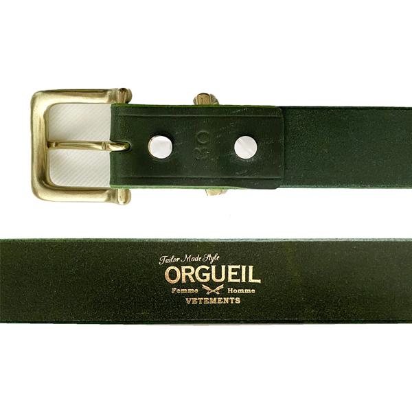 オルゲイユ ORGUEIL ブライドルレザーベルト OR-7367 Belt ベルト 小物 レザー 本革 牛革 クラシカル アメカジ メンズ プレゼント 新作 | ORGUEIL | 09