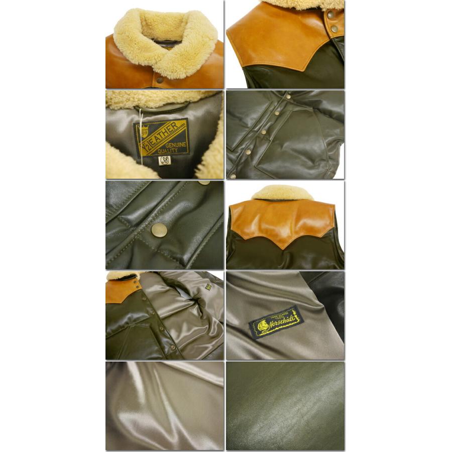 Y'2 LEATHER ワイツーレザー ダウンベスト OV-01-M オイルソフト Y'2 LEATHER ワイツーレザー ダウンベスト OV-01-M オイルソフト