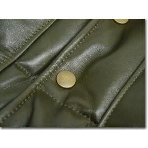 Y'2 LEATHER ワイツーレザー ダウンベスト OV-01-M オイルソフト Y'2 LEATHER ワイツーレザー ダウンベスト OV-01-M オイルソフト