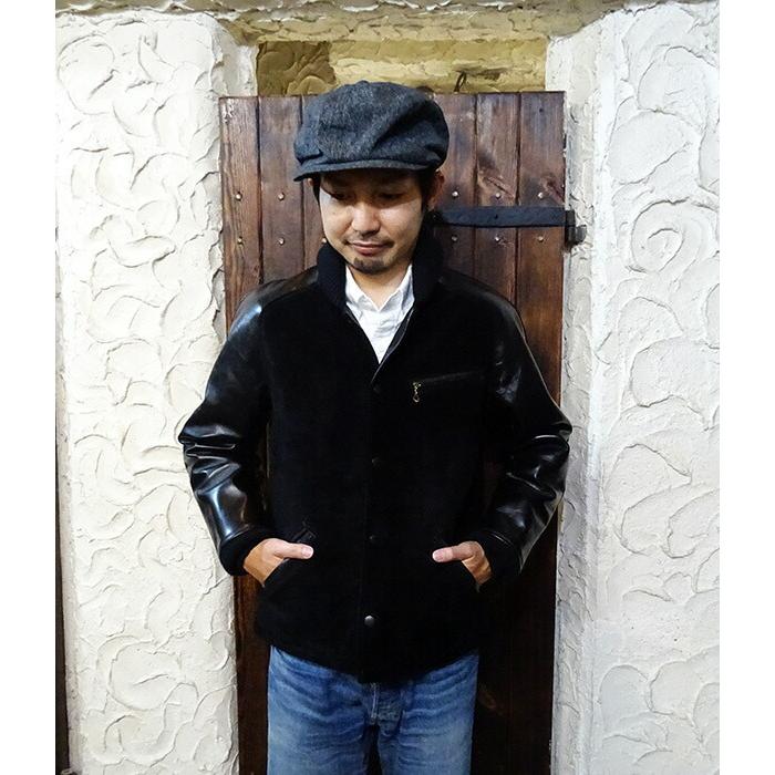 46 ワイツーレザー ステアスエード×ヴィンテーホースライトファラオ