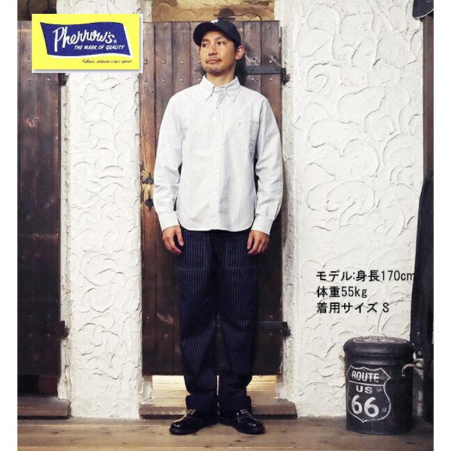 Pherrow's（フェローズ） シャツ 長袖 PBD1 ボタンダウン BDシャツ
