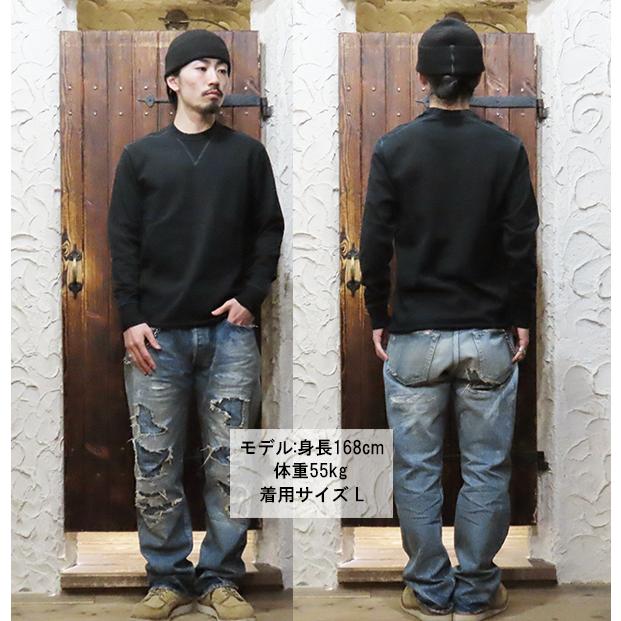 Pherrow's（フェローズ） ロンT PCT1 Tシャツ 長袖 無地 Vガゼット付き