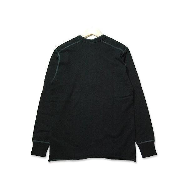 フェローズ Pherrow's ロンT PCT2 黒 ブラック ヘンリーネック Tシャツ 長袖 無地 カットソー 綿 TEE ロングセラー ヴィンテージ アメカジ メンズ 定番 | Pherrow's | 06