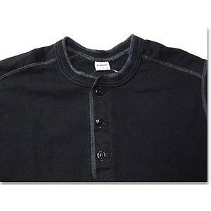 フェローズ Pherrow's ロンT PCT2 黒 ブラック ヘンリーネック Tシャツ 長袖 無地 カットソー 綿 TEE ロングセラー ヴィンテージ アメカジ メンズ 定番 | Pherrow's | 07