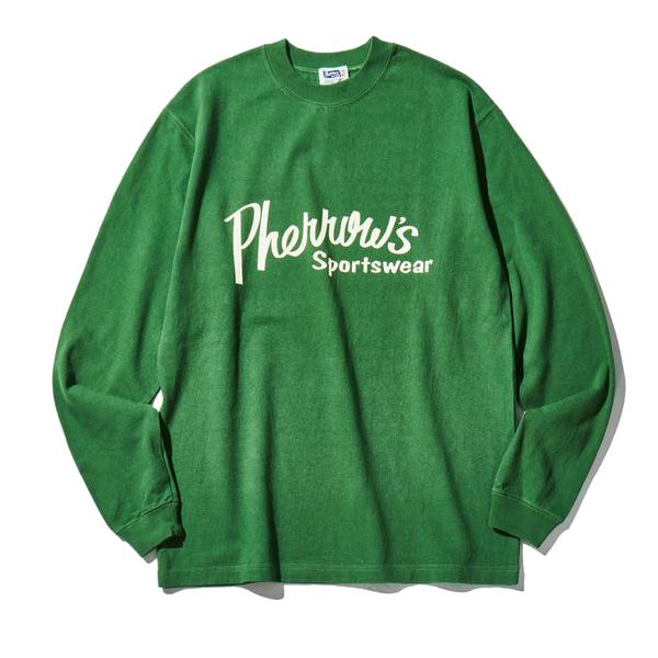 PHERROW'S フェローズ ロンT ロングスリーブTシャツ 長袖 プリント Pherrow's フェローズ ロンT PLT1 ロゴ プリント 長袖 Tシャツ