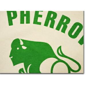 フェローズ Pherrow's ロンT PLT2 ロゴ バッファロー プリント 長袖 Tシャツ カットソー コットン クルーネック アメカジ 定番 ロングセラー メンズ | Pherrow's | 14