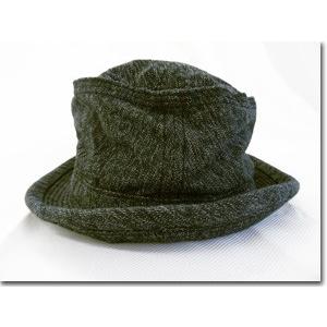 SUGAR CANE シュガーケーン SC02627 9oz BLACK COVERT PORKPIE HAT