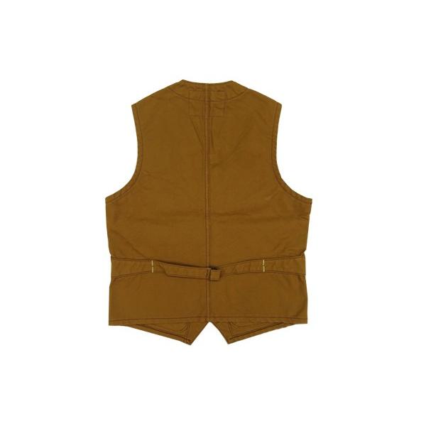 シュガーケーン SUGAR CANE ワークベスト SC14375 ブラウンダック 13oz. BROWN DUCK WORK VEST 硫化染め ヴィンテージ アメカジ メンズ 定番 新作 東洋｜ragtim-store｜08