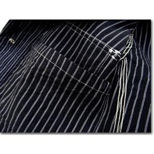 INDIGO STRIPE WAIST COATインディゴストライプラペルベスト SUGAR CANE SC13256 【 8oz. 】 INDIGO STRIPE WORK VEST [ FICTION