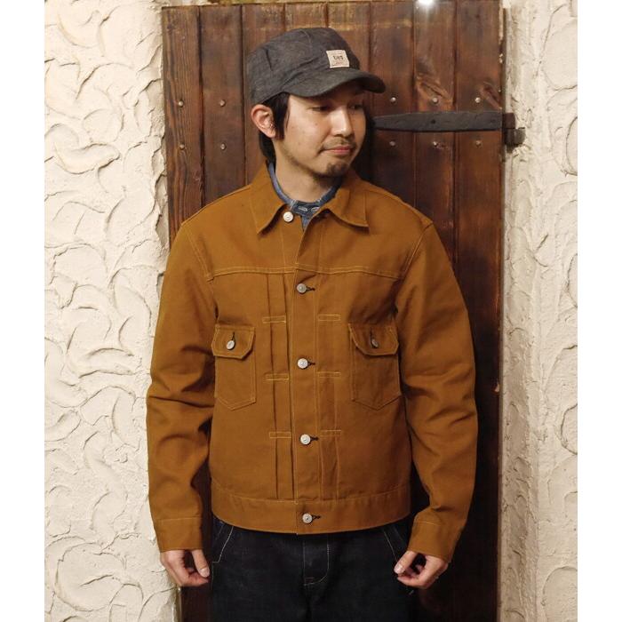 シュガーケーン SUGAR CANE Gジャン ブラウンダック ジージャン ジャケット SC14602 13oz BROWN DUCK  1953MODEL セカンドタイプ 2ND Type アウター ワーク 東洋