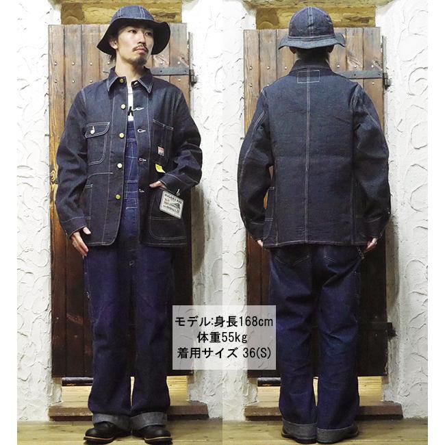 SUGAR CANE シュガーケーン カバーオール SC15655 11oz. BLUE