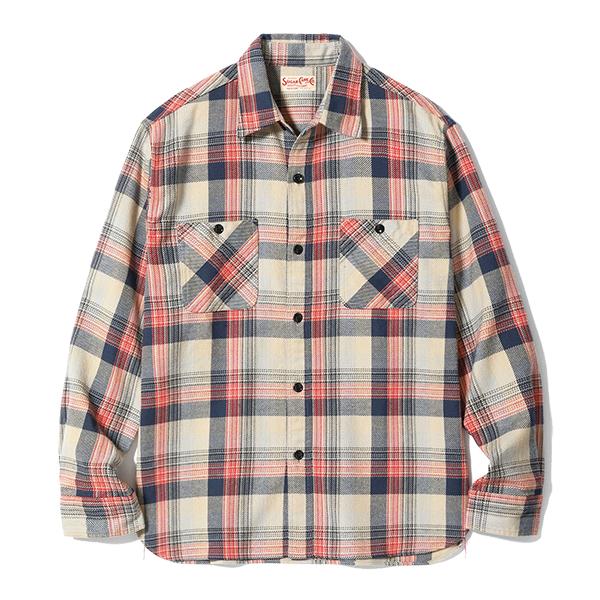 SUGAR CANE シュガーケーン ネルシャツ SC29562 TWILL CHECK WORK