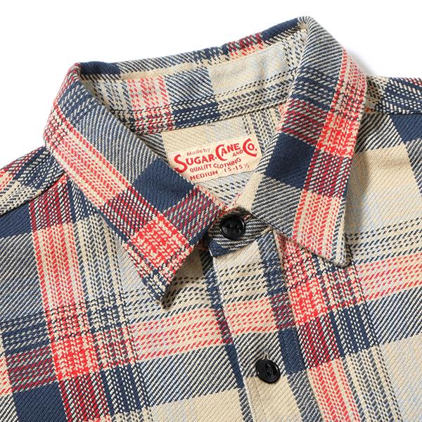 SUGAR CANE シュガーケーン ネルシャツ SC29562 TWILL CHECK WORK