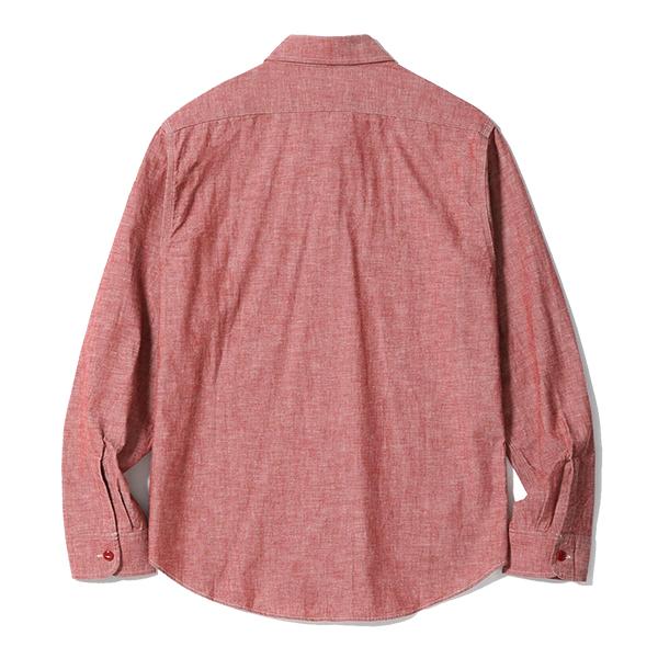 SUGAR CANE シュガーケーン レッド シャンブレーシャツ SC29682 RED