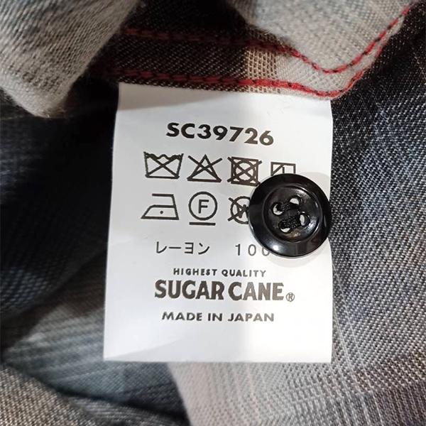 SUGAR CANE シュガーケーン ワークシャツ SC39726 半袖 RAYON TWILL